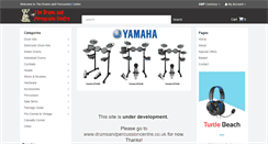 Desktop Screenshot of drumsandpercussioncentre.com