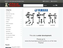 Tablet Screenshot of drumsandpercussioncentre.com